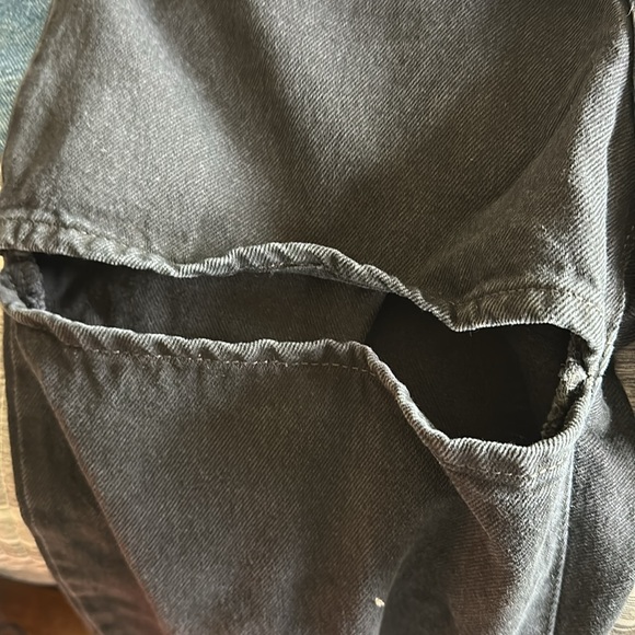 NWT Levi's Women's Sliced High-Waisted Mom Jean BLACK - Picture 11 of 12